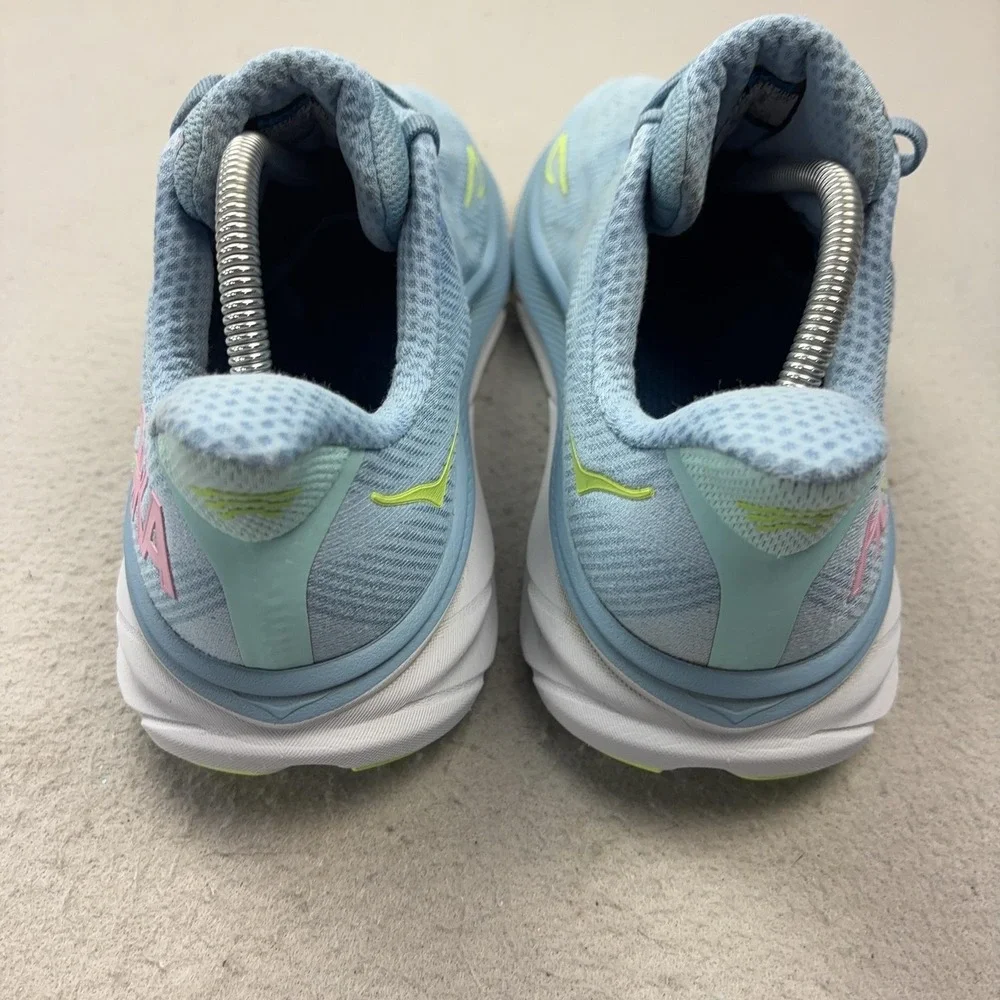 Hoka One One Clifton 9 Shoes Womens Size 11 Blue Running Sneakers Cushioned